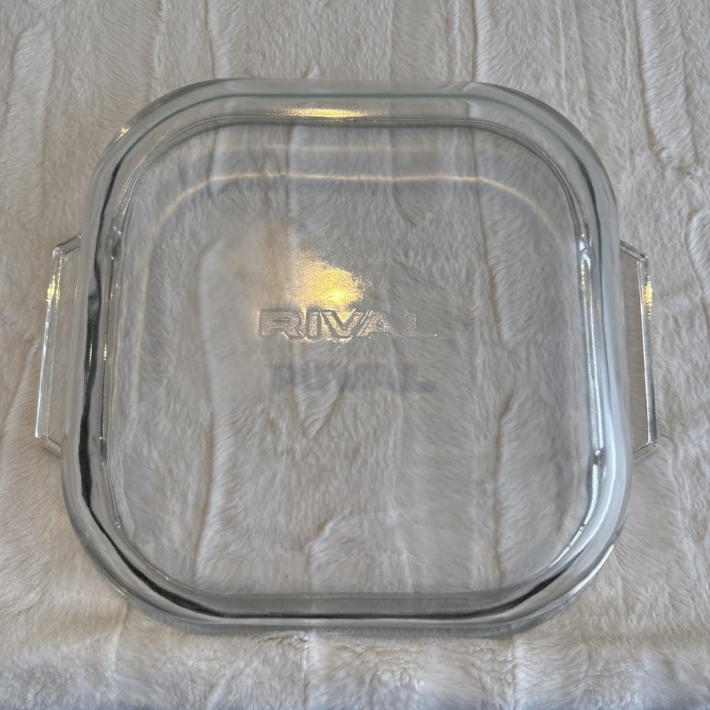 Vintage Rival Glass Domed Lid for Electric Skillet Frying Pan 5102 10x10